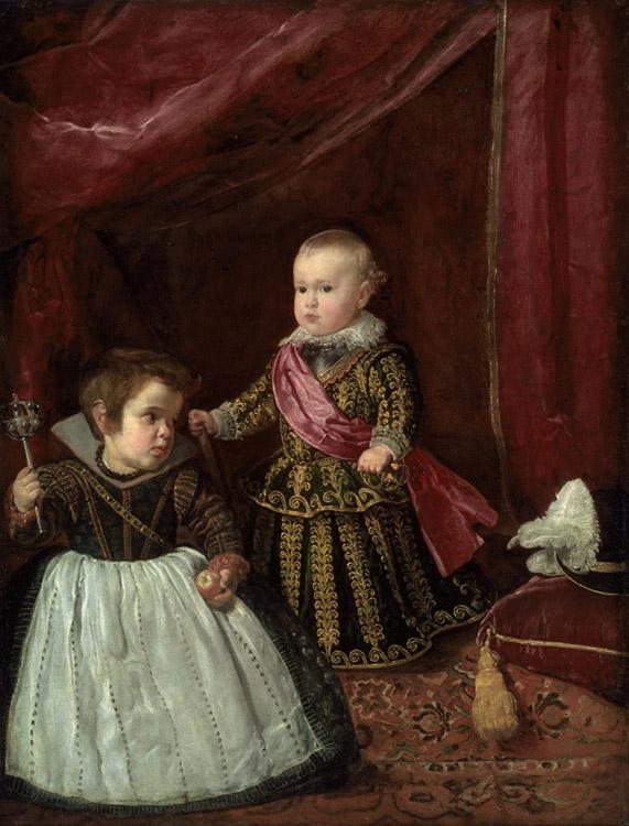 Diego Velazquez Prince Baltasar Carlos with a Dwarf (df01) oil painting image